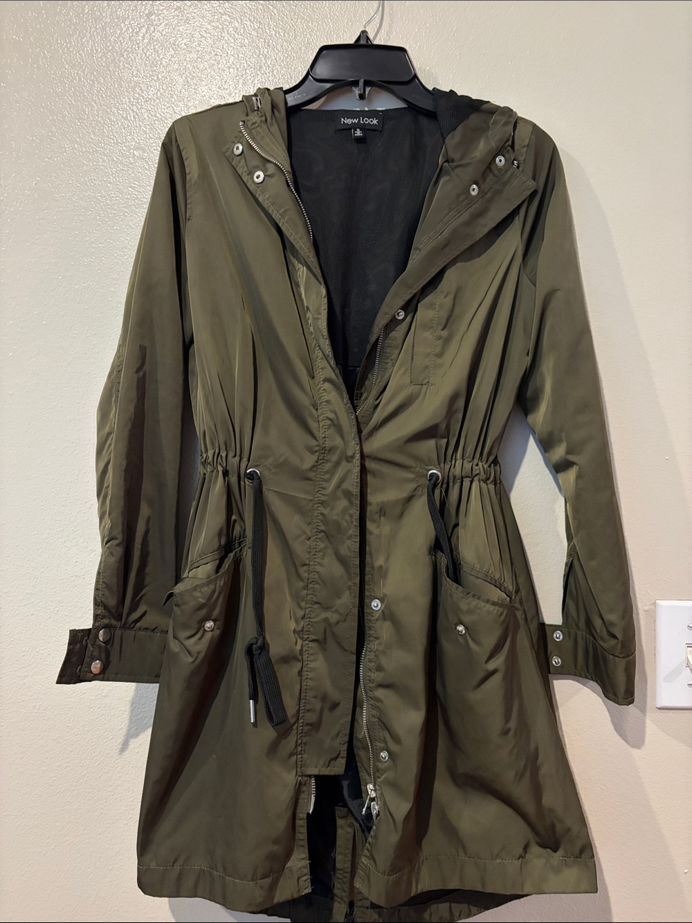 New Look Olive Utility Hooded Parka